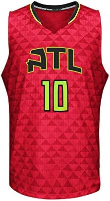Men's Tim Hardaway Jr #10 Basketball Jersey Alternate Jersey - Red