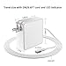 Charger for MacBook Pro 60W Magsafe L-Tip Power Adapter Replacement for Apple MacBook Pro 13-inch [Before Mid 2012]