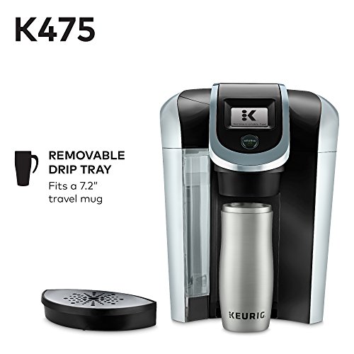 Keurig K475 Single Serve KCup Pod Coffee Maker with 12oz Brew Size