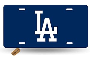BOARLIDA Dodgers Design License Plate Los Angeles Baseball Team Decorative Aluminum Car License Plate Cover for Men Women Boys Girls Fans 12 X 6 Inch
