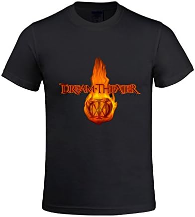 TooWest Dream Theater 2016 Concert Logo Crewneck T Shirt for Men Black