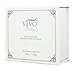 Vivo Per Lei Facial Peeling Gel - Contains Dead Sea Minerals and Nut Shell Powder - Gentle Face Exfoliator Scrub and Blackhead Remover - Peel Your Skin to a Fresher You - Pack of 4