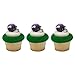 NFL Minnesota Vikings Football Helmet Cupcake Rings - 24 pcs
