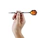 Vopa 17 Grams 12 Pack Soft Tip Dart Set with 4 Styles Dart Flights and 24 Plastic Soft Tip Points for Electronic Dartboard