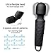 Wand Massager Powerful Morease Personal Massagers Cordless Rechargeable 20 Modes 8 Speeds Waterproof Whisper Quiet Handheld Massager for Women Men Neck Shoulder Back, Muscle Recovery