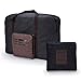 Rocoke Travel Duffel Bag Foldable Lightweight Waterproof Large Capacity Luggage Bag (Black)