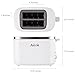 Aicok 2 Slice Cool Touch Toaster with Wide Slot and Manual High-Lift Lever, Rapid Toast
