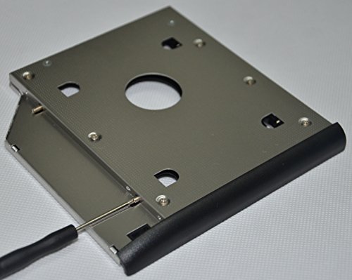 Deyoung 2nd HDD SSD Hard Drive Caddy Adapter for HP Elitebook 2530p 2540p with Matched Bezel