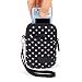 USA GEAR Small Camera Case for Compact Digital Cameras - Compatible with Canon PowerShot, Canon Ivy, Nikon Coolpix A300, Sony Cybershot DSC-W830 and More - Fits 4.5 Inch Cameras - Polka Dot primary