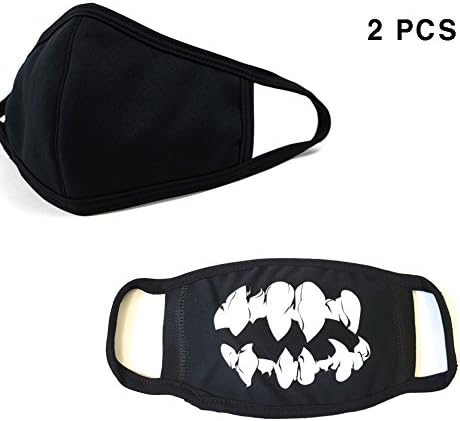 2 PCS Unisex Adult Fashion Cotton Mouth Face Mask Anti Dust Outdoor Protective Warm Clycling Sports Reusable