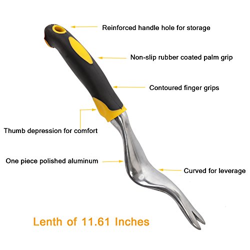 Hand Weeder Tool,Garden Weeding Removal,Cutter Tools with Ergonomic Handle,as Best Dandelion Digger,Weed Puller & Cultivator for Your Flower and Vegetable Plants Care on Lawn,Yard.(Weeder)