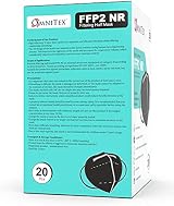 Omnitex FFP2 Black Face Masks Box 20 Individually Wrapped 5-Layer EN149 CE view 4