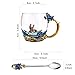 ArtioHipo Tea Cup, Coffee Mug Cups, Glass Coffee Cups Tea Mugs 2018 Handmade Butterfly Rose,12 oz (Rose) Ideal for Friend Wedding Anniversary Birthday Presents