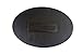Gradient Fitness Oval Balance Pad, Premium Quality Balance Trainer for Physical Therapy, Non-Slip Texture, 2.5” Thick Foam, Free Storage Bag and Exercise Guide. (Black)