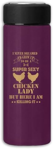 Sexy Chicken Lady Grind Arenaceous Business Travel Mug Office Coffee Tea Water Bottle Cups Stainless Steel Vacuum Cup For Unisex