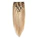 Double Weft 100% Remy Human Hair Clip in Extensions Highlight Grade 7A Quality Full Head Thick Short Soft Silky Straight 8pcs 18clips(10