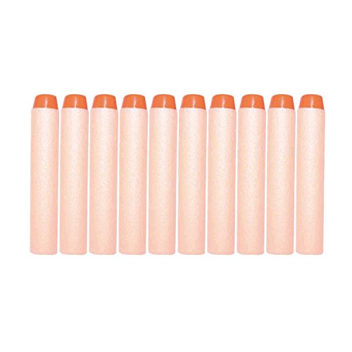 AMTION 200 Pcs Dart Refill Pack for Nerf N-strike Elite Blasters Orange