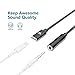 Lightning Splitter for iPhone 8/8 Plus,Headphone Adapter for iPhone 7/7 Plus,Wofalodata 3nd Generation Connector 3.5mm Audio and Charge Cable Connector Compatible for iOS 10.3(Black)