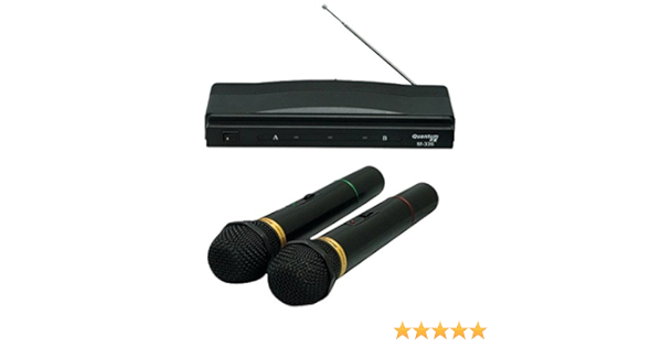 Twin pack wireless dynamic microphones Clearance