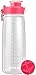BOTTLED JOY Protein Shaker Water Bottle, Flip Top Sports Bottle with Carabiner Ring, Lovers Drinking Bottle, Shaker Bottle with Protein Mixes, Protein Shake Bottle with Shaker Ball 800ml 28oz Ounce