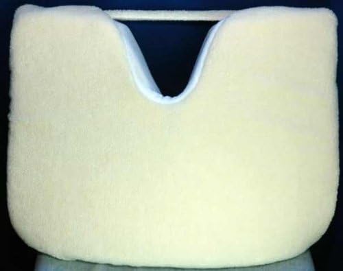 Coccyx Wedge Seat Cushion 14x18 In.,Fleece Cover,W/Handle
