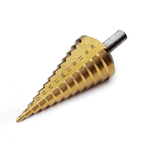 CEFEPH HSS Step Drill Bit Holder Cone Drill 4-39 mm