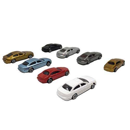 image for CWBPING 50pcs Painted Model Cars Miniature Resin Scale Model Car Build