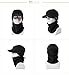Comhats Winter 2 Piece Wool Knit Hat & Scarf Set for Men Women Visor Beanie Fleece Lined Cold Weather Warm Black Medium