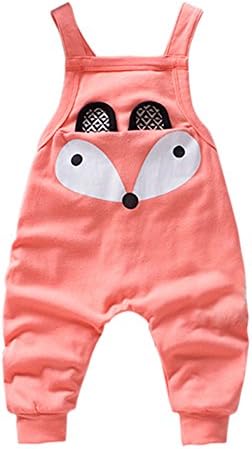 Molil Kids Baby Girls Boys Baggy Cartoon Fox Harem Pants