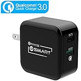 Wall Charger - Travel Charger Quick Charge 3.0 Fast Charge - LOVPHONE 2-Port 30W Dual USB Travel Charger Wall Charger Adapter with Foldable Plug