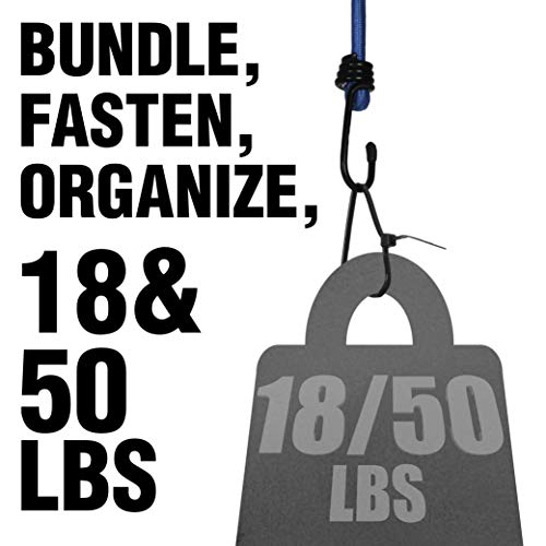 Cambridge ZipIts Nylon 6/6 UL Listed Cable Tie Kit 650 Pack Assortment