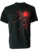 SODAtees Men's COMPUTER CPU CORE HEAT Geek T-Shirt