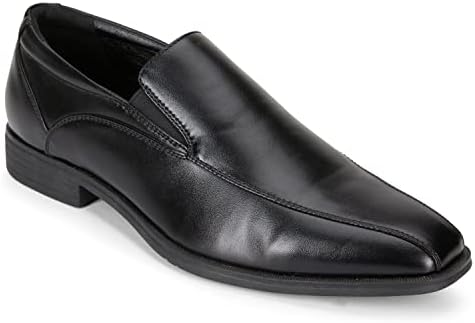 Van Heusen Mens Teller Loafer Shoes, Black, price in Saudi