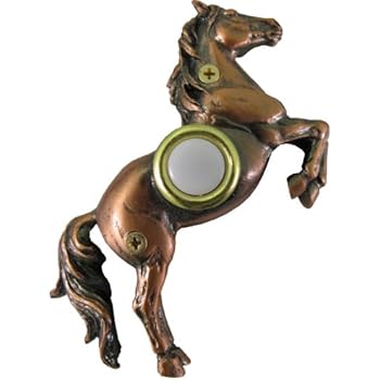 Amazon.com: Waterwood Bronze Plated Horse Doorbell: Home