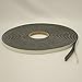 JVCC Low-Density PVC Foam Tape [Single-Sided, Closed Cell] (SCF-01): 1/4 in. x 75 ft. x 1/8 in. Thick (Black)