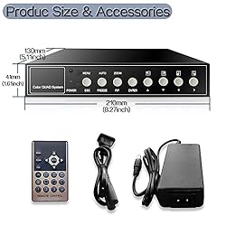 4 Channel 1080P HD Video Quad Video Processor Video