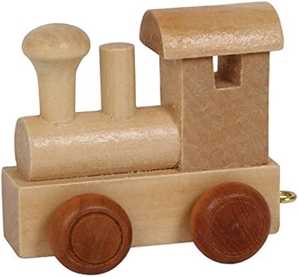 wooden train alphabet letters