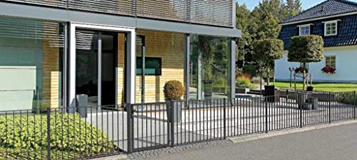 Zaunfeld-Set"Andorra" 150x100 cm - verzinkt + anthrazit – Bild 7