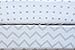 Pack N Play Portable Crib Sheet Set 100% Jersey Cotton Unisex for Baby Girl and Baby Boy by Ely's & Co. (Grey Chevron and Polka Dot)
