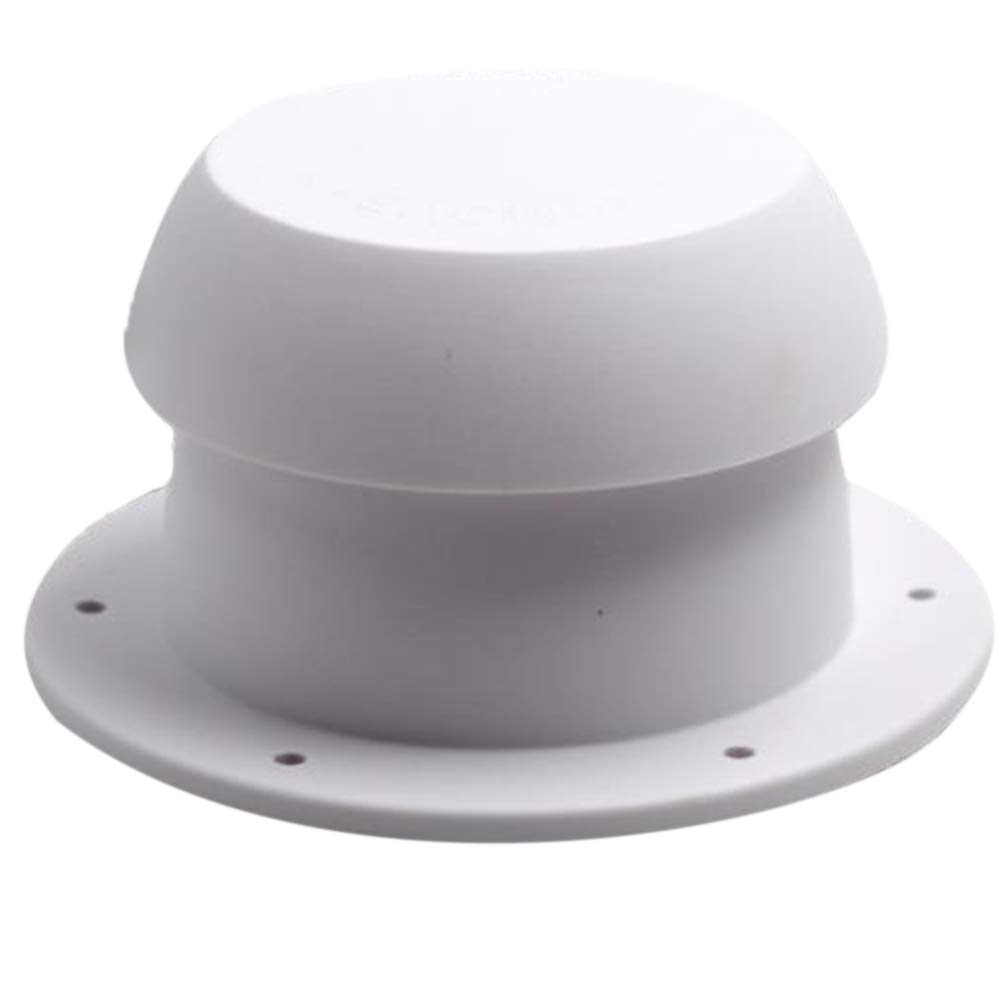 RV Roof Ventilation Cap Mushroom Head Shape Motorhome Round Exhaust Outlet Vent Air Fan Waterproof Universal Replacement for Camper Trailer