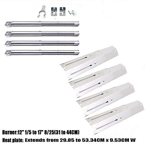 Bar B Q S Set Of Replacement Stainless Steel Grill Burners Heat