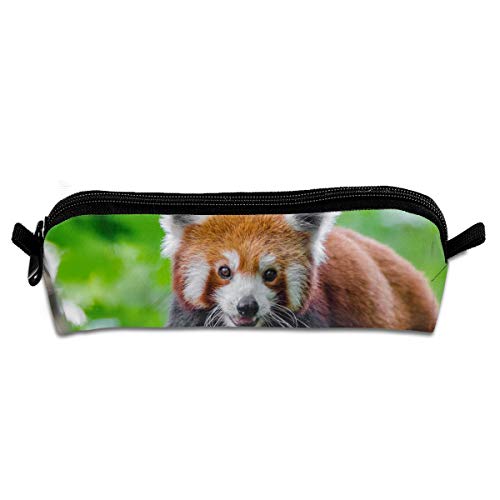 GBRTG Red Small Panda New Pencil Case for Binder Pencil Bag Stationery Storage Pencil Bag School Supplies Stationery Bag Organizer Pen Holder Boy and Girl Compact Zipper Bag
