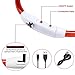 LED Dog Necklace Collar,USB Rechargeable Safety Waterproof Light up Adjustable Flashing Pet Neck Loop by fashion&cool
