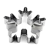 Eoonfirst Snowflake Stainless Steel Cookie Cutter
