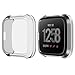 Compatible Fitbit Versa Lite Screen Protector Case, Besmon Soft TPU Watch Anti-Collision Case All-Around Protector Screen Rugged Bumper Case Cover for Fitbit Versa lite Smart Watch (Clear)
