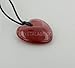 CrystalAge Virgo Birthstone Necklace - Carnelian Heart