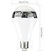 SOONHUA Bluetooth LED Light Bulb with Speaker-Dimmable Multicolored Color Changing Smart LED Music Lamp for iPhone, iPad, Android Phone