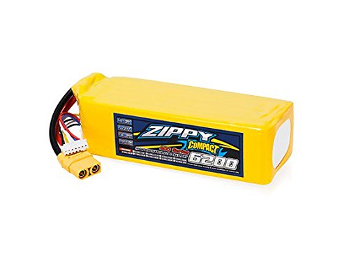 ZIPPY Compact 6200mAh 6s 40c Lipo Pack w/ XT90
