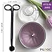 PILPOC Candle Wick Trimmer, Wick Clipper, Wick Cutter, Candle Accessory, Polished Stainless Steel Wick Trimmer, Exclusive Complete Gift Set (Black)