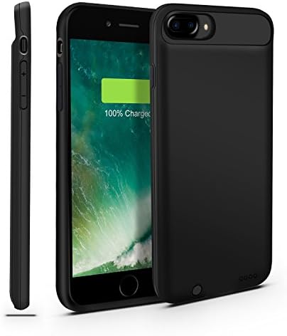iPhone 7 Plus Battery Case, Gright 4000mAh[ Support Lightning to Lightning Earphone/Microphone] Ultra Slim Portable Charger iPhone 7 Plus(5.5 inch) Charging Case,Extended Battery Pack Juice Bank Cover
